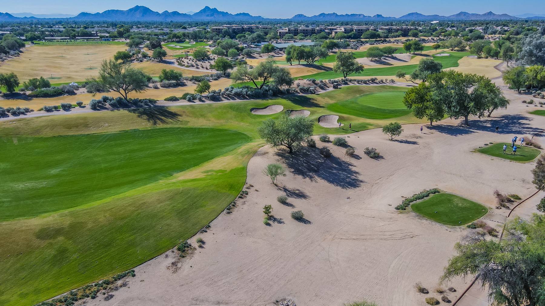 Golf fairway and desert landscaping near The Reserve at Kierland, Scottsdale
