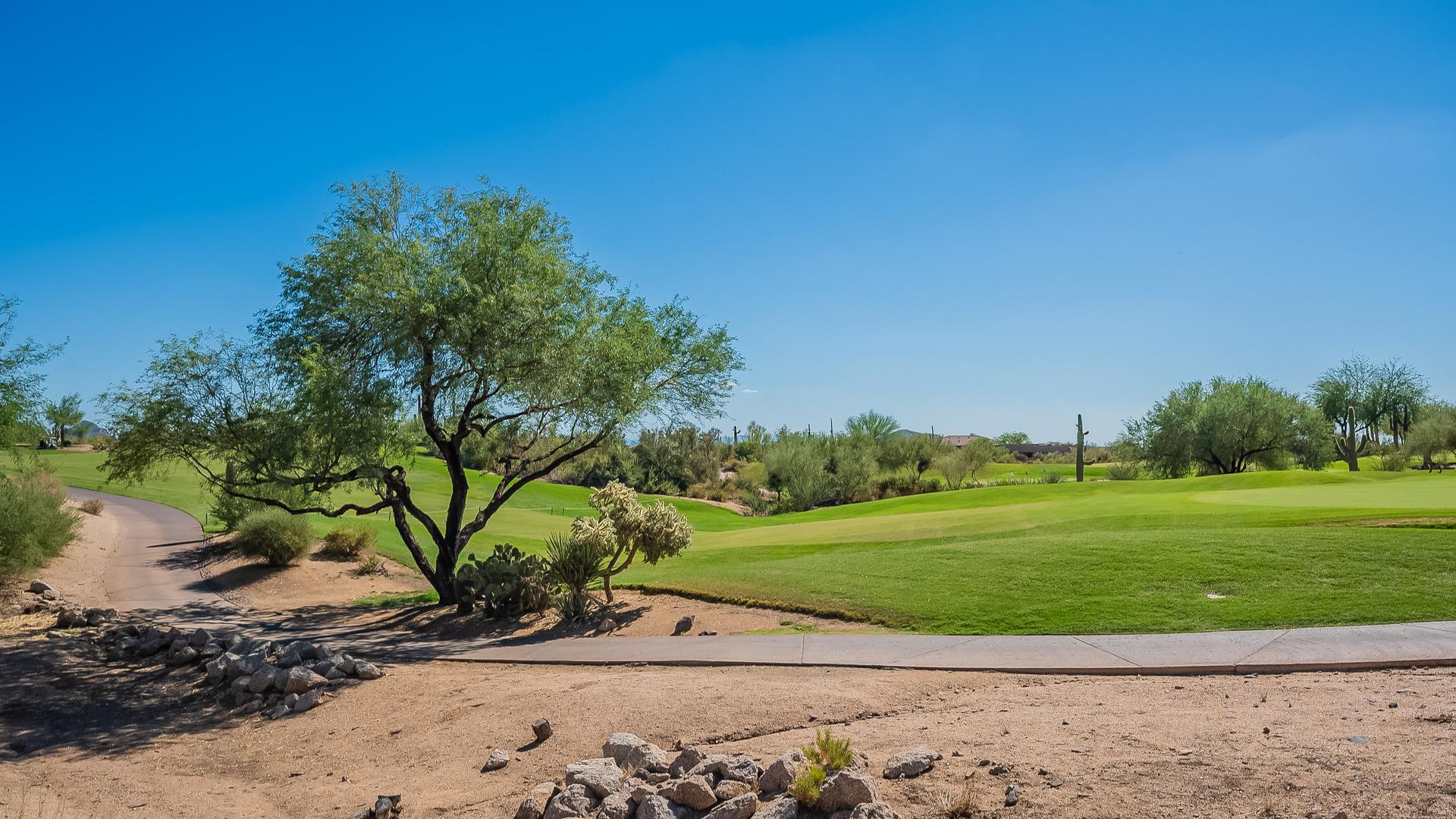 Legend Trail golf course fairway in north Scottsdale