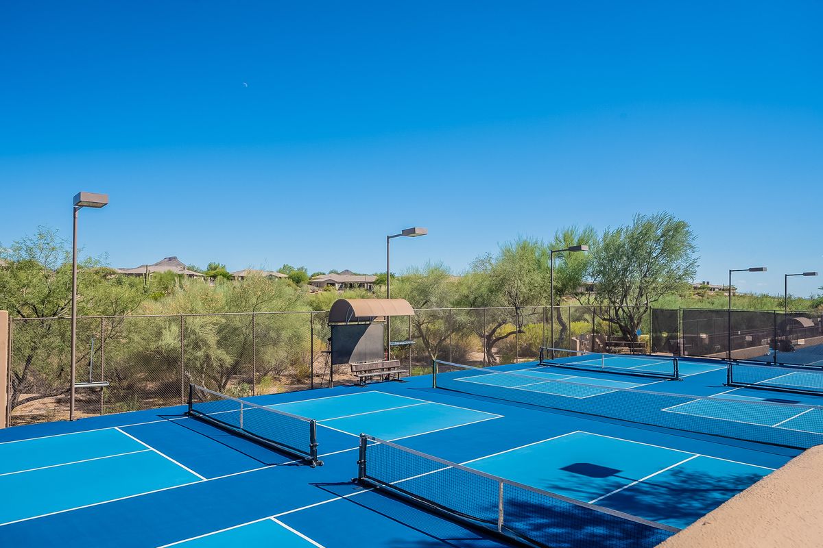Pickleball courts at Legend Trail in north Scottsdale