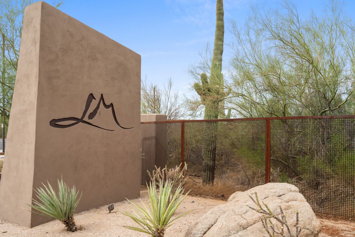 Lone Mountain community marker in north Scottsdale